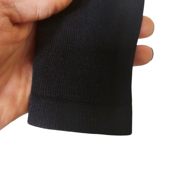 Free People Stretch Ribbed Lace-Up Fitted Tee•Size M/L•NWOT - Picture 4 of 10